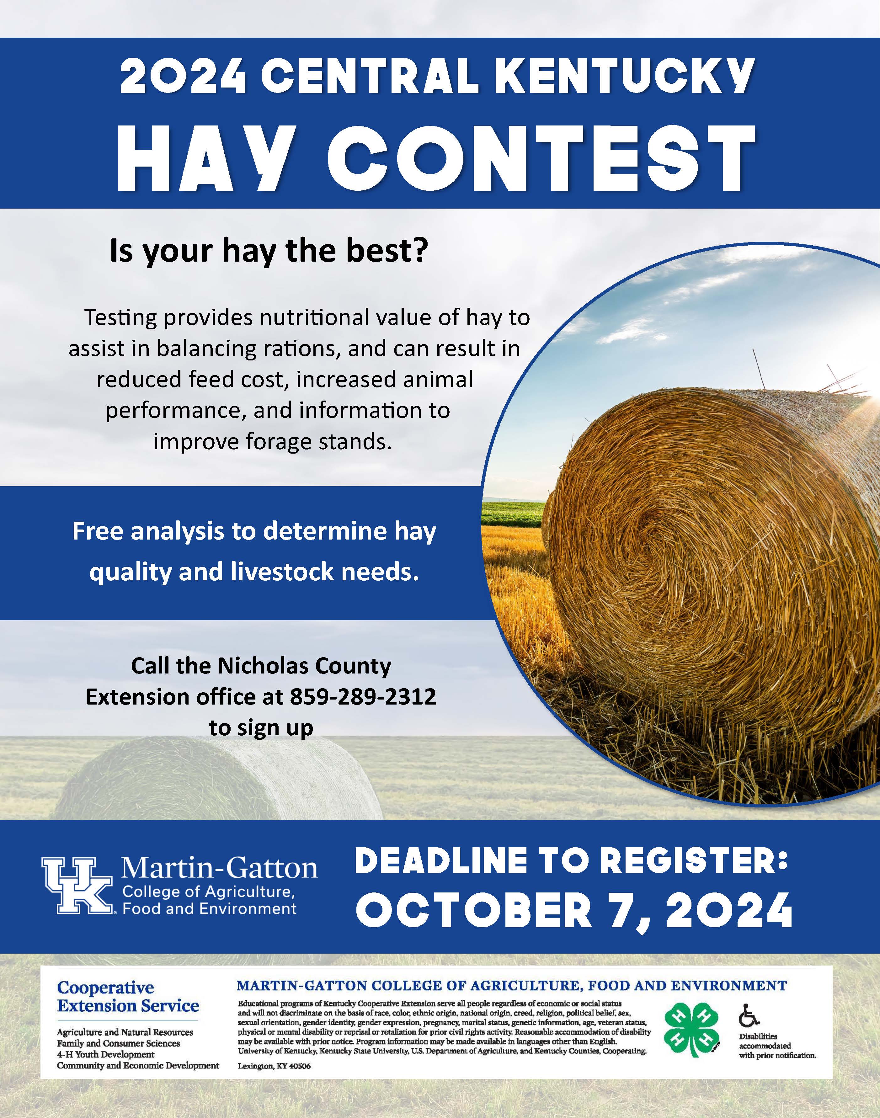 2024 Hay Contest